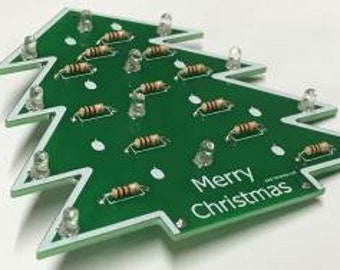 LED Christmas Tree Kit - 3mm with multi colored LEDS