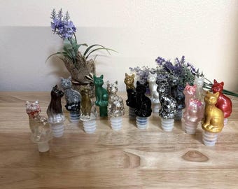 Wine Stopper, Cat Wine Bottle Stopper,  Wedding gift, Housewarming gift, Wine lover gift, Wine club gift