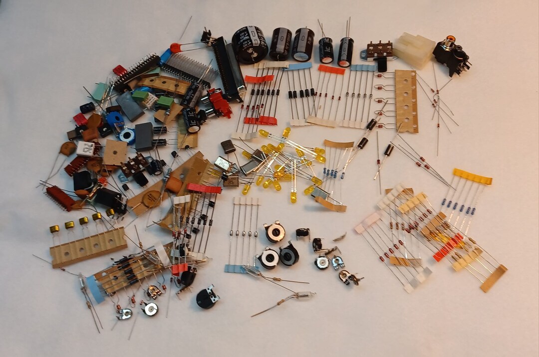 Vintage Mosaic Electronic Parts . Supplies Mix Selection Etsy