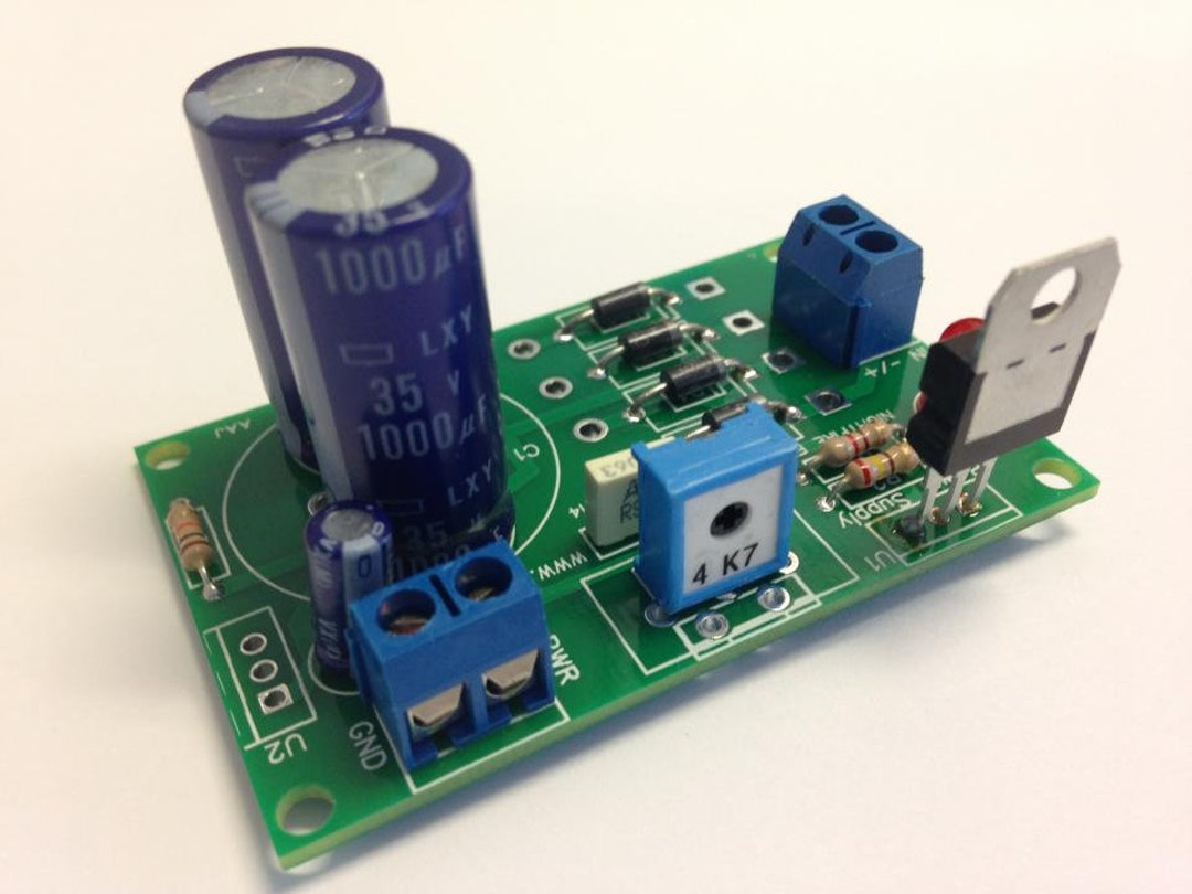 1.5 Amp Adjustable Power Supply Kit LM317T 5352 Etsy