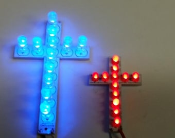 Two Led Cross  Crucifix