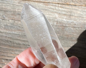 Clear Lemurian Point 48g from Brazil