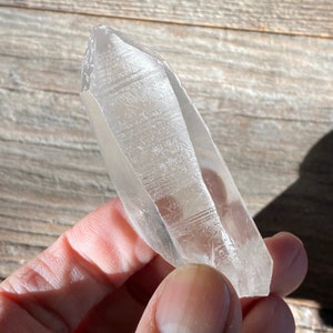 Clear Lemurian Point 48g from Brazil