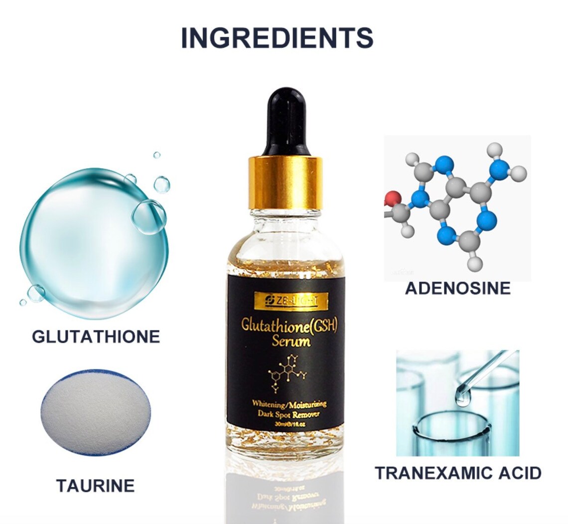 ZeLight 24k Gold Glutathione Face Serum Etsy