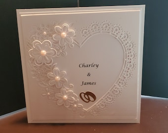 Wedding Card~ Elegant~ Handmade