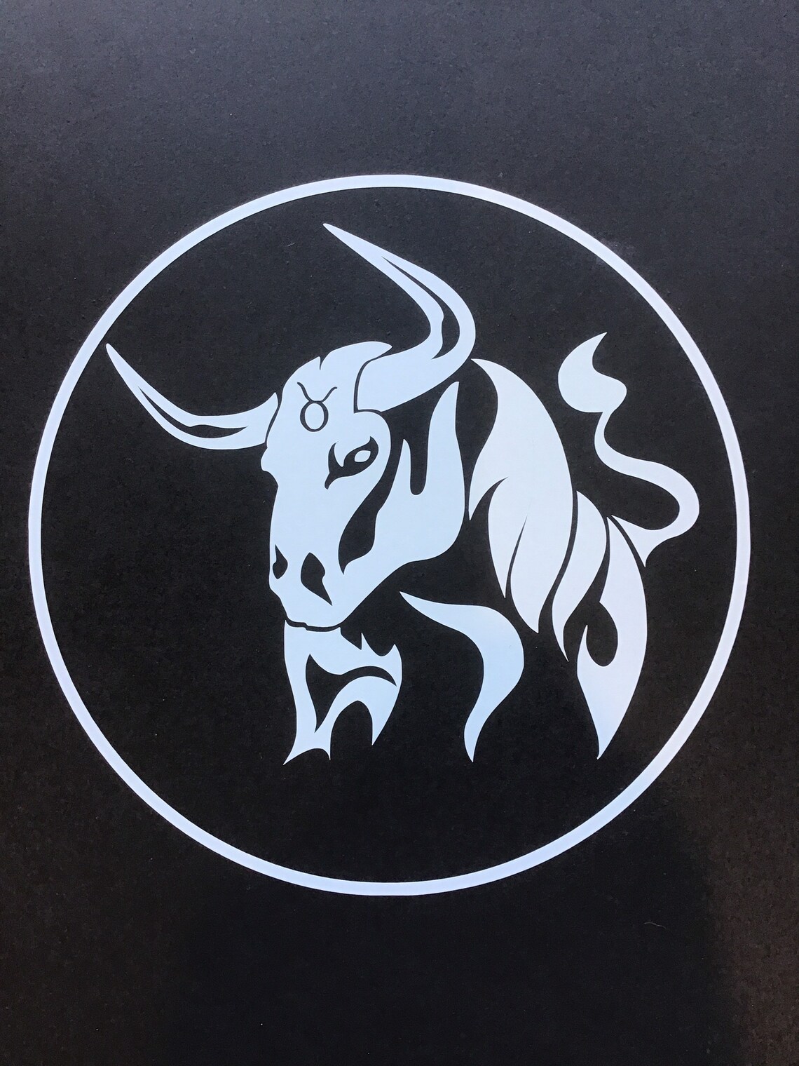 Taurus Zodiac Astrology Sign Bull Vinyl Sticker Various Styles Etsy