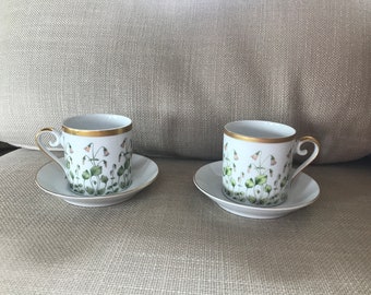 Taza y platillo demitasse “Linnaea Borealis”