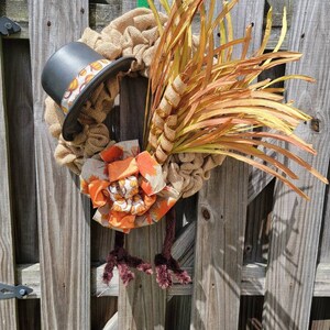 Top Hat Turkey Wreath | Thanksgiving Turkey Wreath
