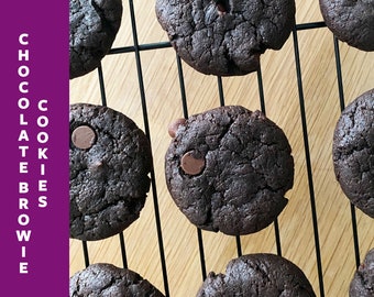 Chocolate Brownie Cookies - Vegan