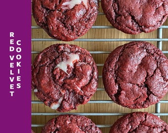 Red Velvet Cookies - Vegan