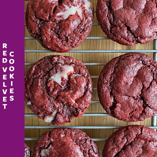 Red Velvet Cookies - Vegan