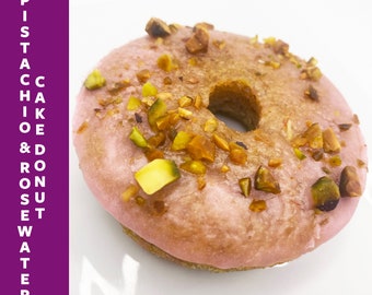 Pistachio and Rose Water Donut - Cinema Series - Vegan