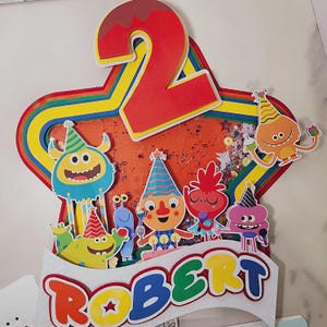 SUPER SIMPLE SONGS Cake Topper/Party Decorations/Birthday Party/Super Simple Songs Theme/Cake Decor/