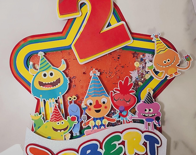 SUPER SIMPLE SONGS Cake Topper/Party Decorations/Birthday Party/Super Simple Songs Theme/Cake Decor/