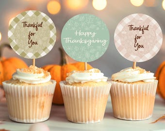THANKSGIVING Printable Tags /PARTY DECOR/ Gift labels/ Instant printable /Digital File/Printable Thanksgiving Labels