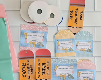 Pastel Classroom Gift Tags: Printable Teacher Appreciation (PDF Download)