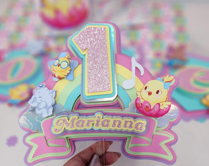 CANTICOS  Cake Topper/Canticos/party decorations/Canticos Birthday Party/Canticos Decorations/Canticos Party/Cake Decorations table