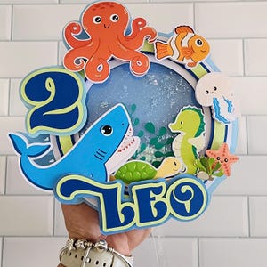 SHARK Cake Topper/Party Decorations/Birthday Party/SHARK Theme Party/Cake Decor/