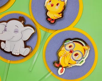 Canticos Cupcake Toppers: Handmade Birthday Party Decorations