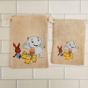 Bolsas de regalo con cordón de Canticos: recuerdo de fiesta infantil, juego de 6