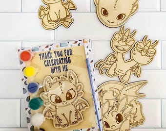 Dragon Paint Your Own Party Favor: Kids' Craft Kit