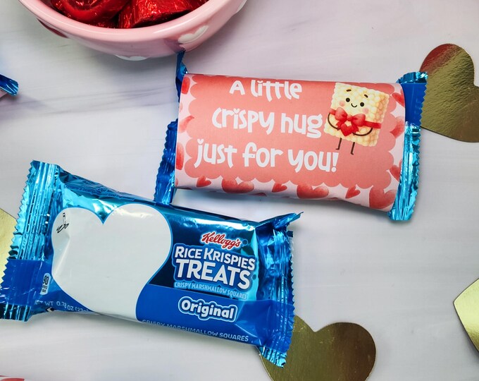 Rice Krispies MINI SIZE  Treat Printable Wraps – Instant Download