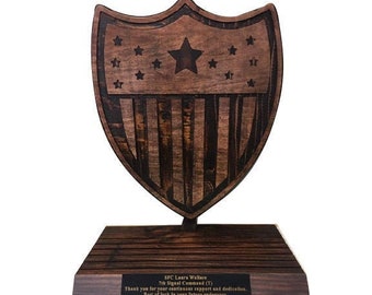 AG Coin Stand Adjutant Generals Corps plaque award gift