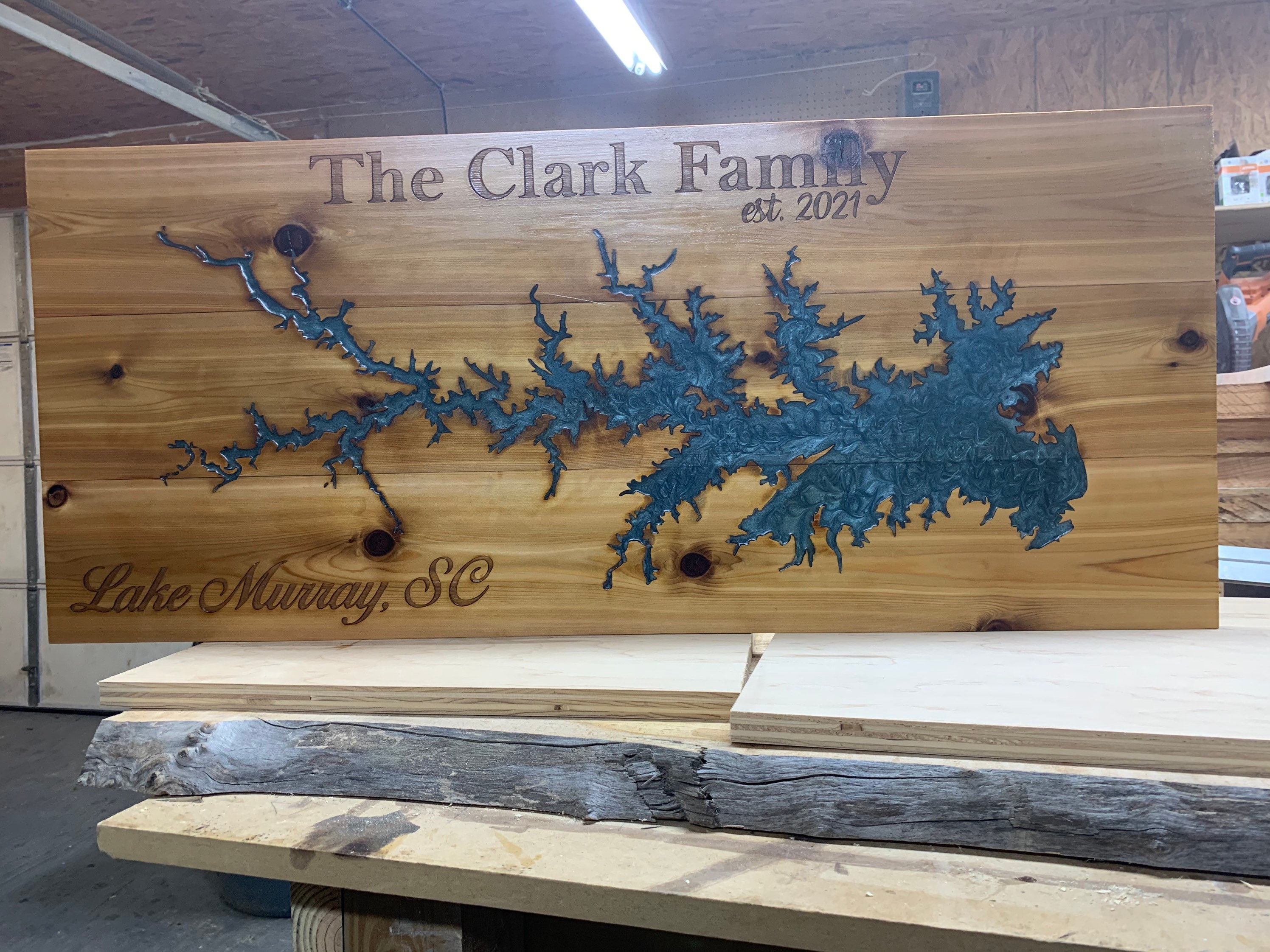 Lake Murray Wall Decor Sign Etsy