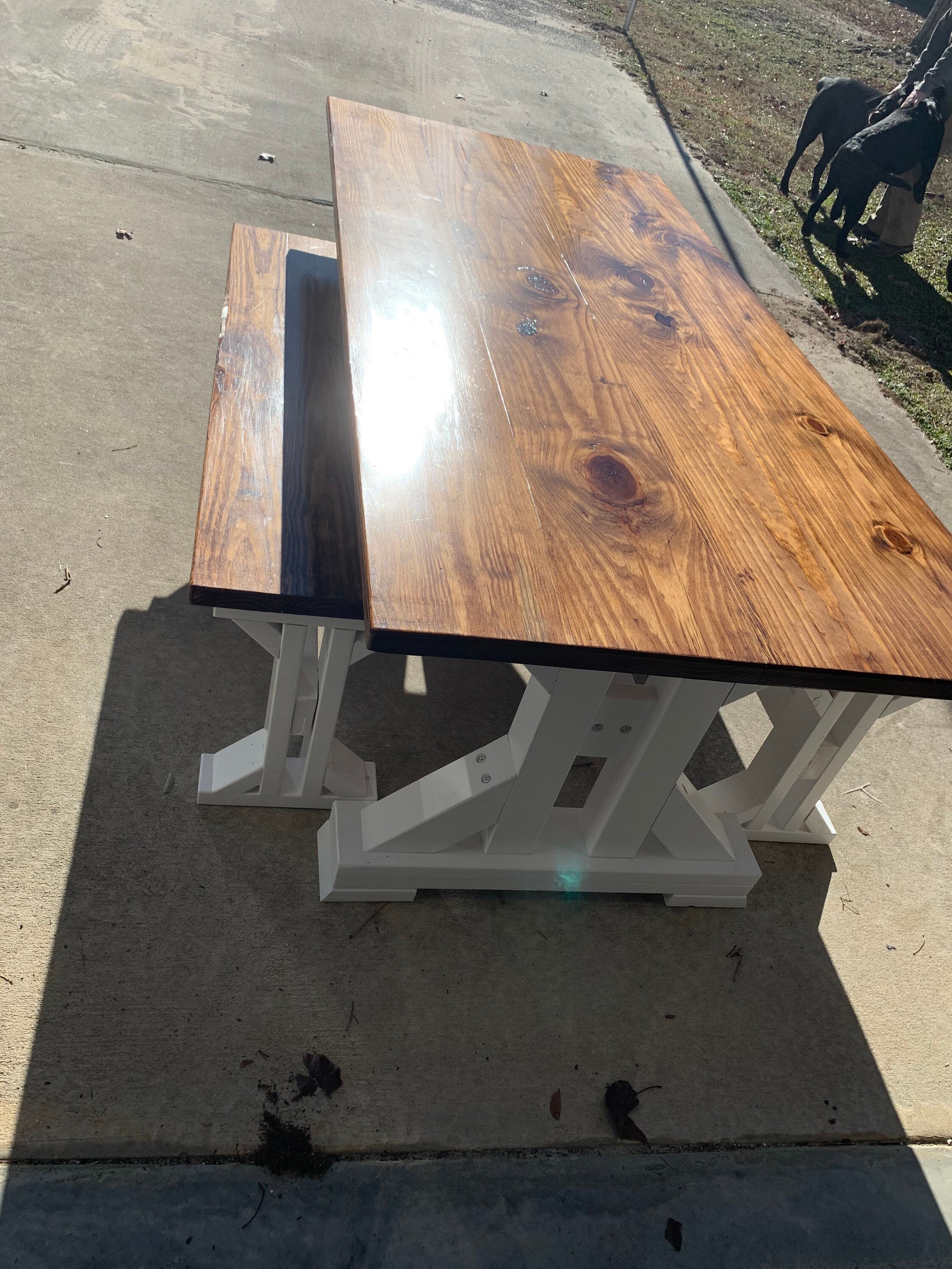 Set de comedor de mesa de granja SC | Etsy