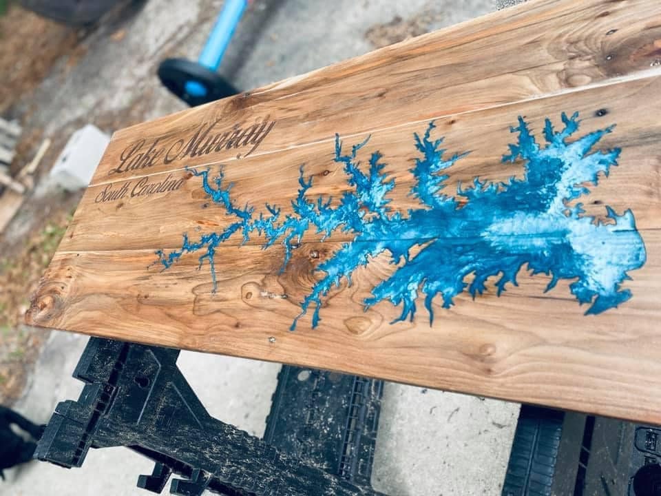 Lake Murray Wall Decor Sign Etsy