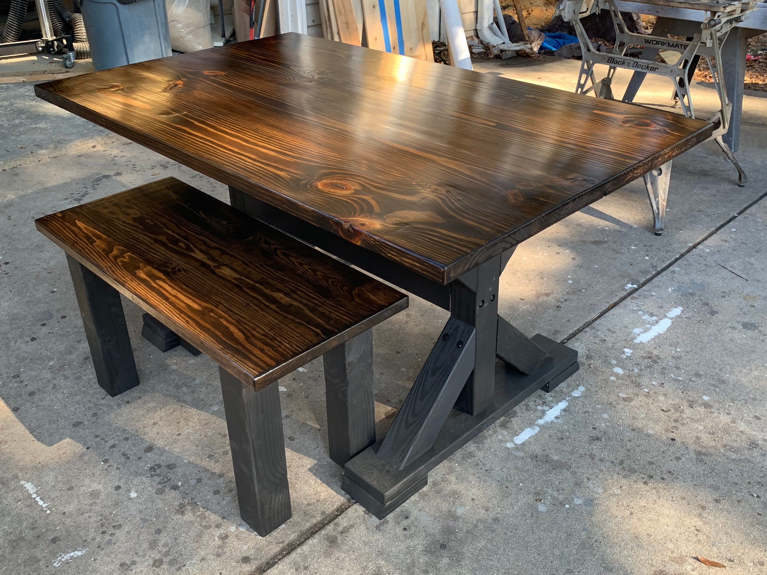 Set de comedor de mesa de granja SC | Etsy