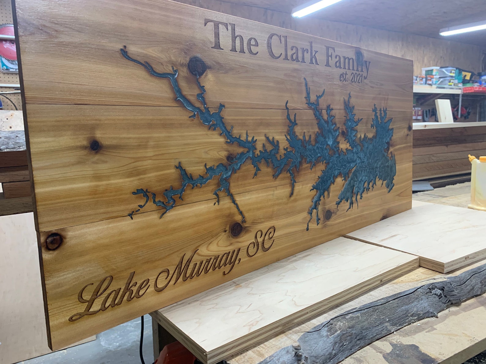 Lake Murray wall decor sign Etsy