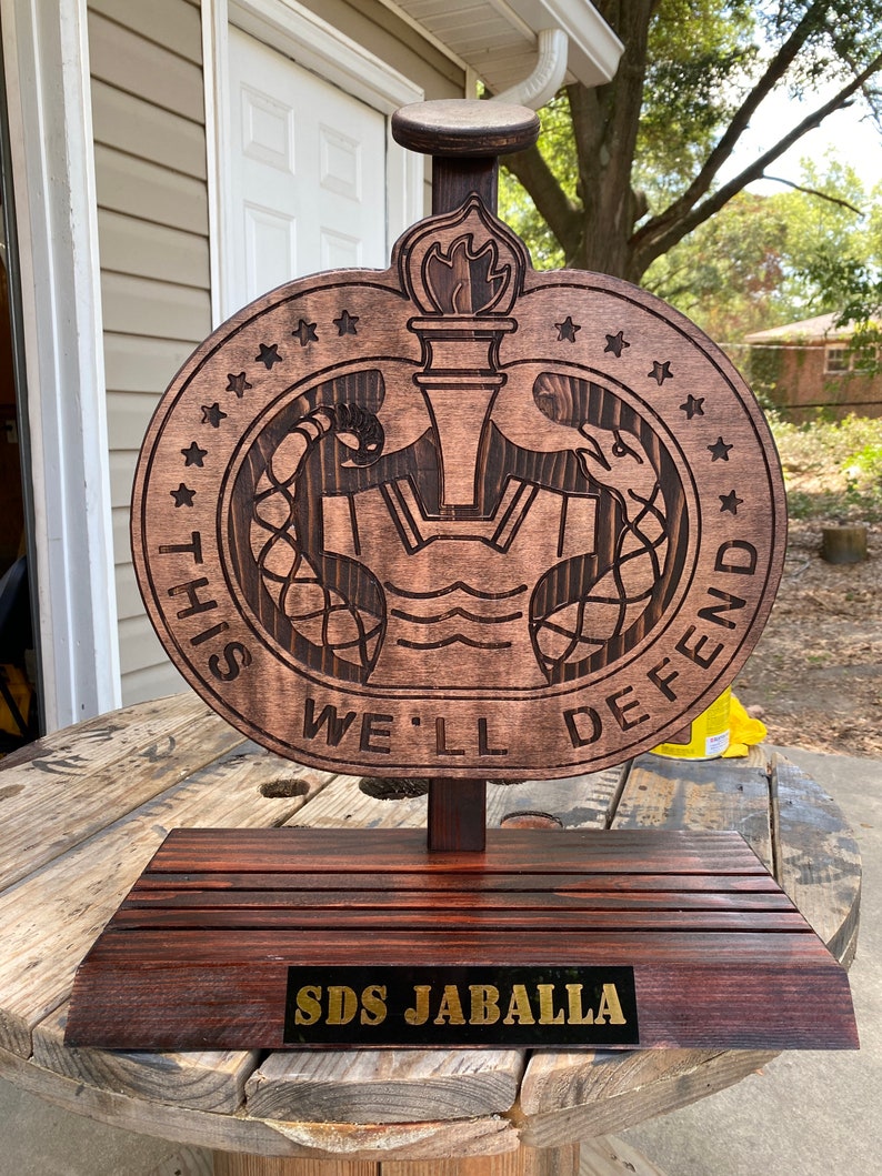 US Army Drill Sergeant Hat Stand With 2 Row Coin Holder Etsy