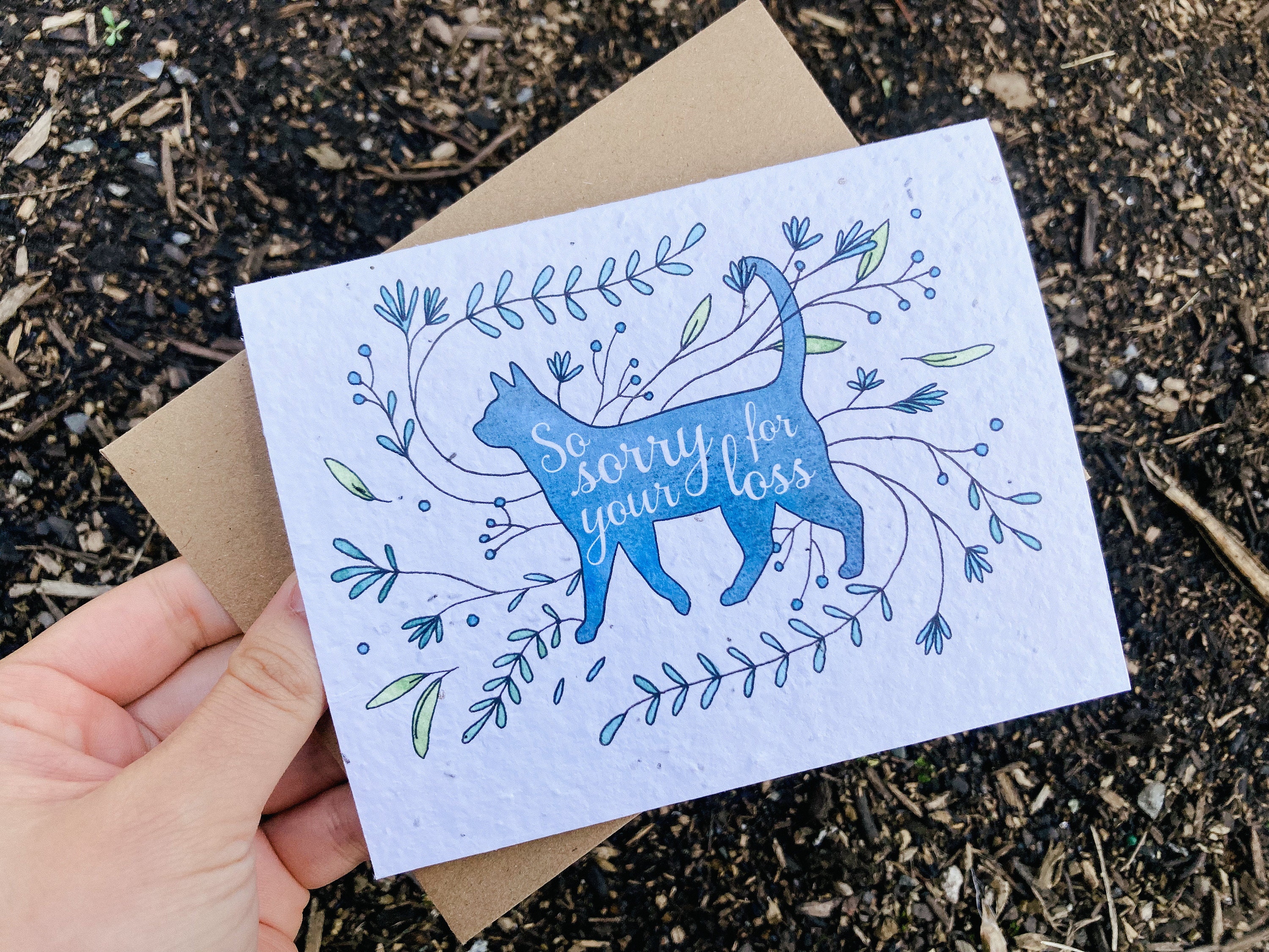 Sorry For Your Loss Card Etsy