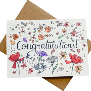 Eco Conscious Paper: Gefeliciteerd Wenskaart