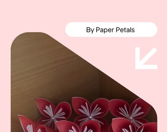 Handmade paper flowers,Paper flower decorations,Paper flowers,7 handmade origami flowers,Origami flowers,Paper flower decor,Flower decor,