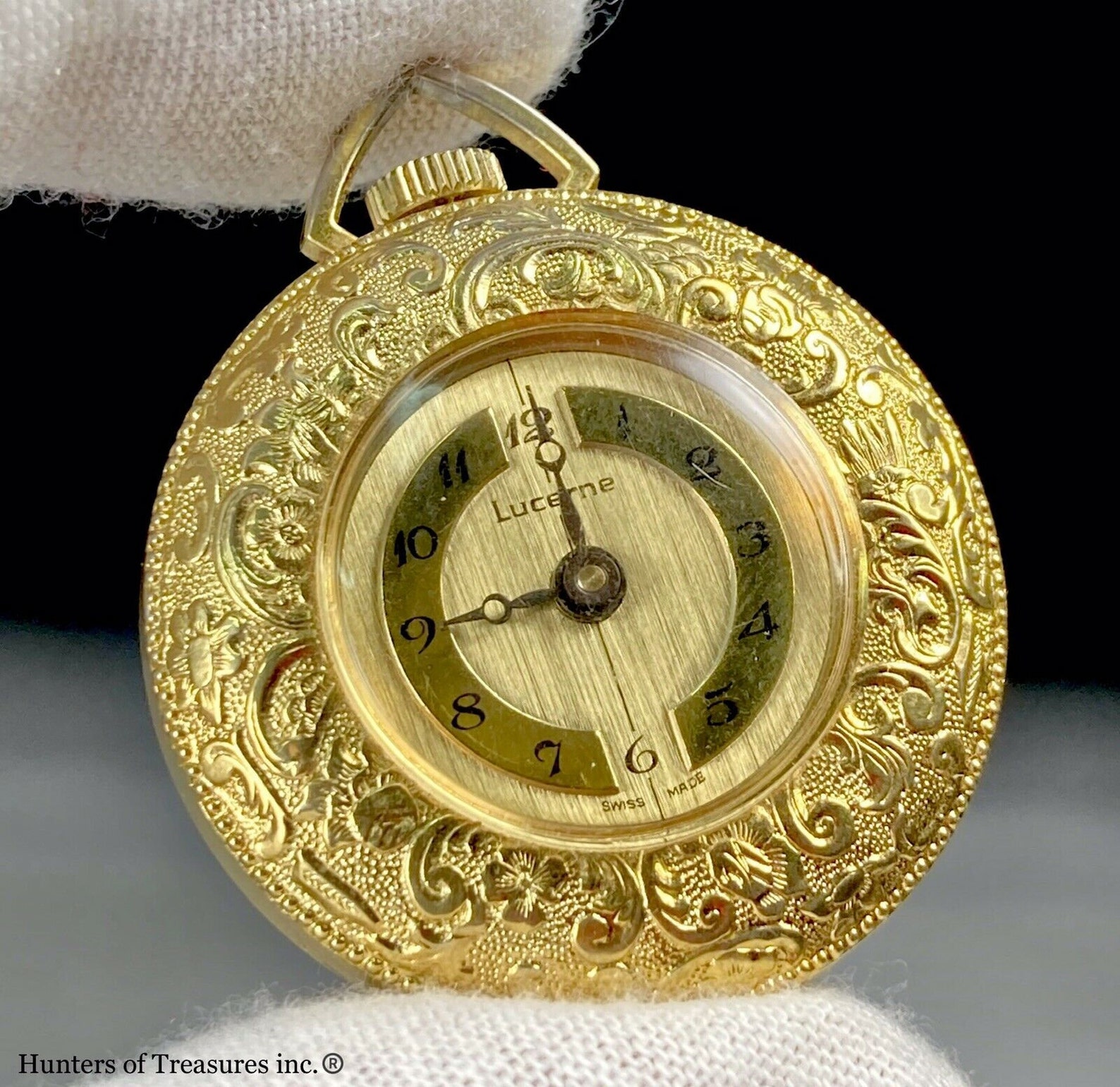 VTG Women LUCERNE Pendant Watch Mechanical Swiss Made Working Etsy