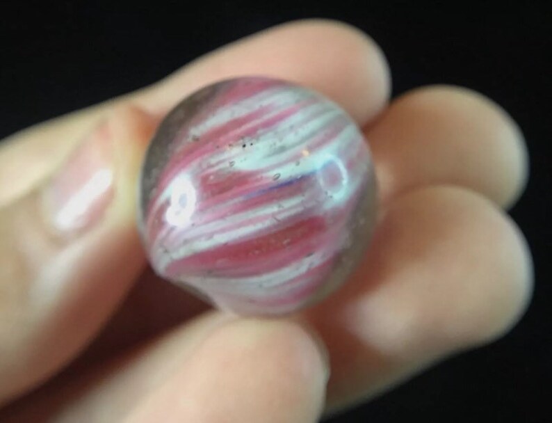 Vintage Antique German Marble Glass Old Trade Beads