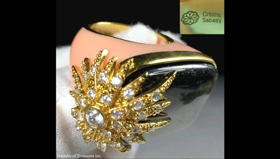 Cristina Sabatini 14k on Sterling Silver Pink Luci