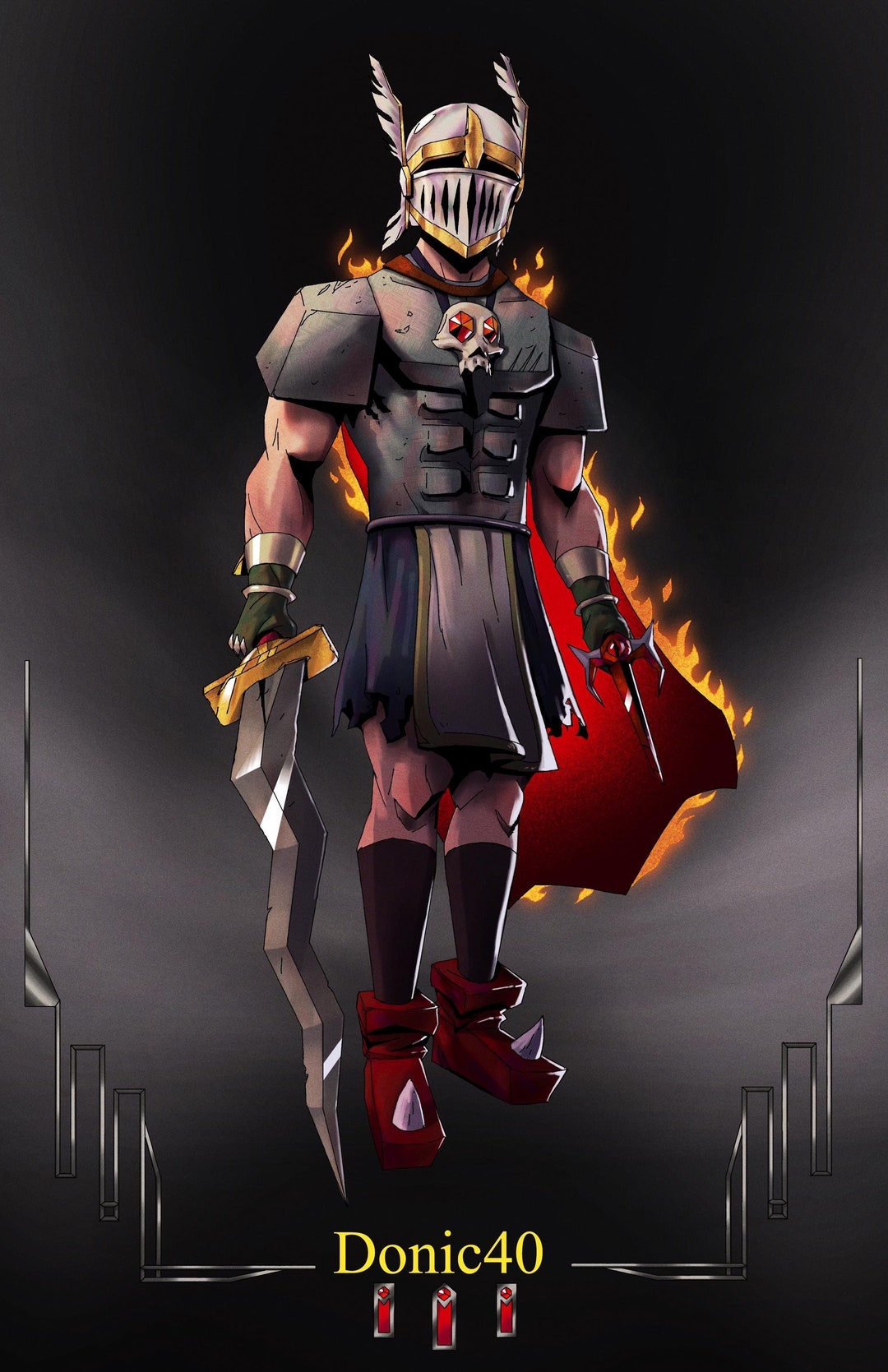 Professional Illustration of Your Own In-game Custom Character OSRS ...
