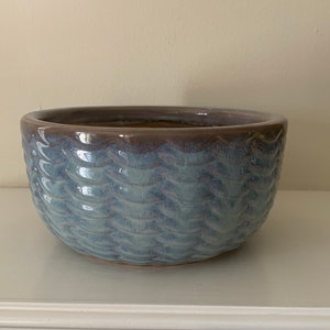 Blue Pottery Planter