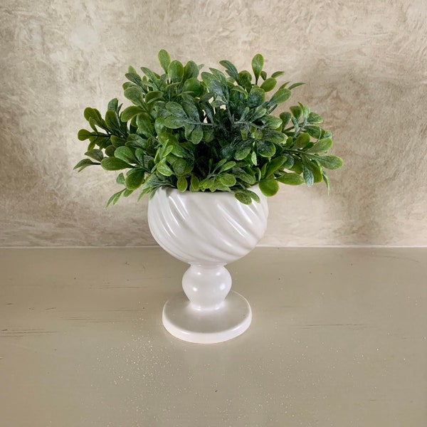 Ivory  Footed Planter