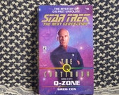 Star Trek The Next Generation 48 The Q Continuum Book 2 of 3 Q-Zone by Greg Cox - 1998 - Q - Picard - Starfleet - BOOKS