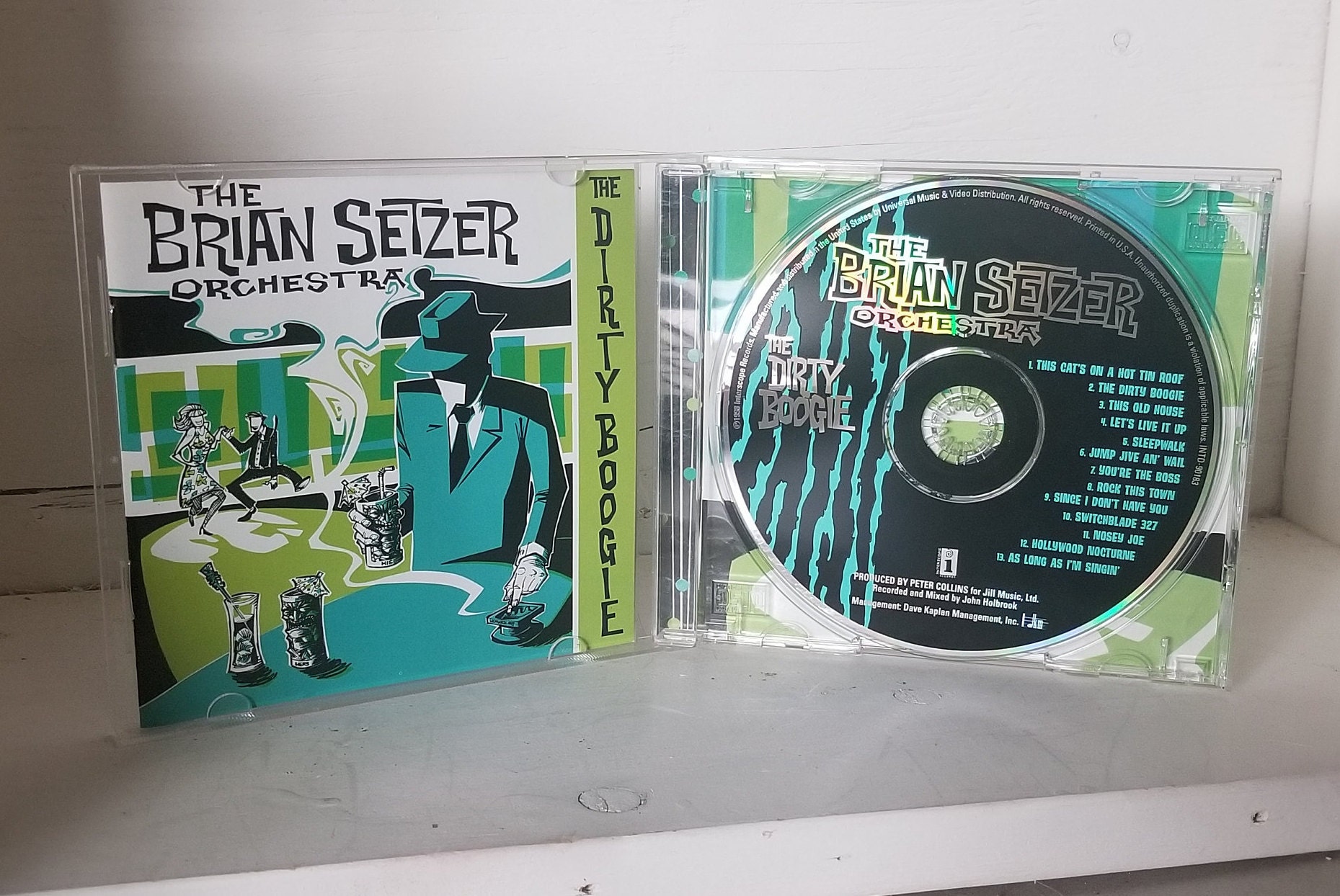 The Dirty Boogie De The Brian Setzer Orchestra 1998 Cd Etsy France