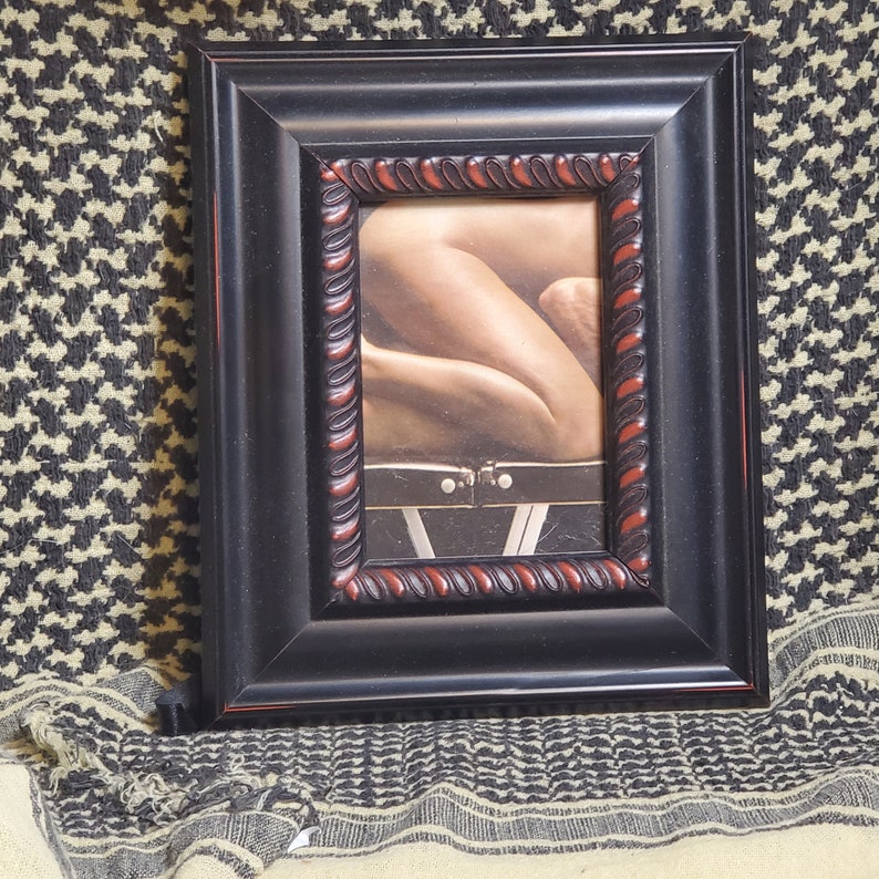 Massage Table Framed Playboy Photograph WALL ART