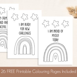 Children's Positive Affirmation Cards | Set of 32 Printable Kids ...