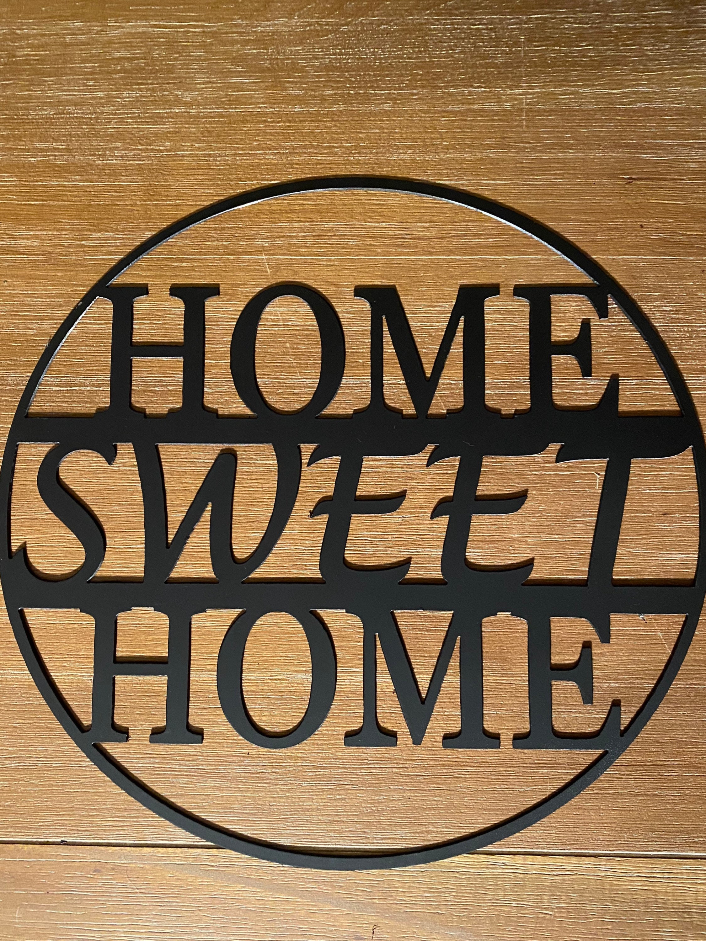 Home Sweet Home Metal wall decor home decor sign housewarming | Etsy