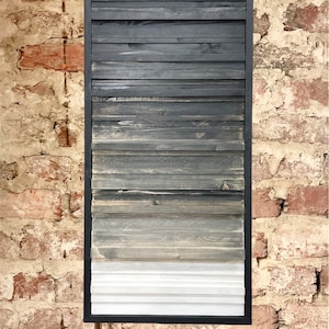 Rustic Electrical Panel Cover - Rustic Black ombré Art Design- Custom Sizes Available -Breaker Box Panel Cover - Wall Decor - Modern art