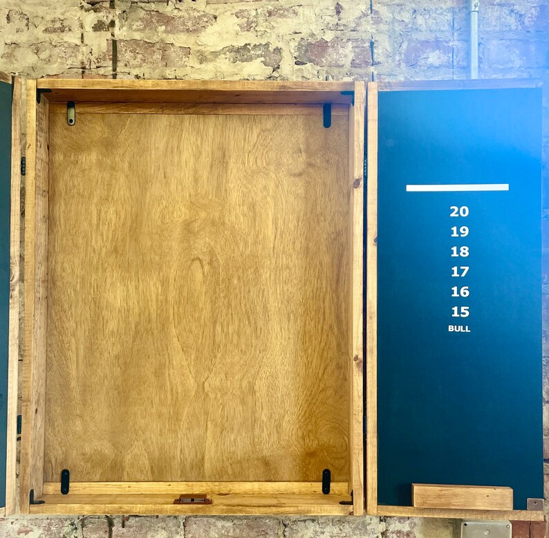 Electronic Dartboard Rustic Blue Sky W/ Trees and Etsy