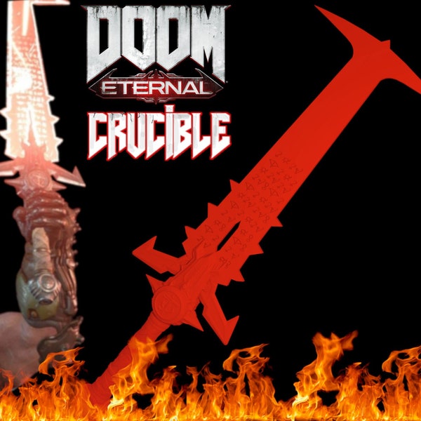 Doom Eternal Crucible Sword for McFarlane Doom Slayer Figure 3D PRINT [DIGITAL]